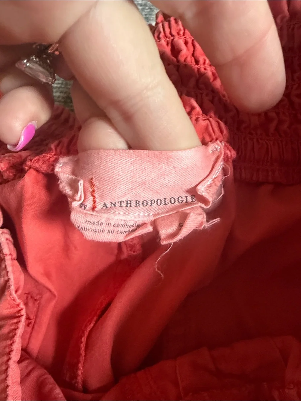 Anthropologie Men's Coral Drawstring Hybrid Shorts